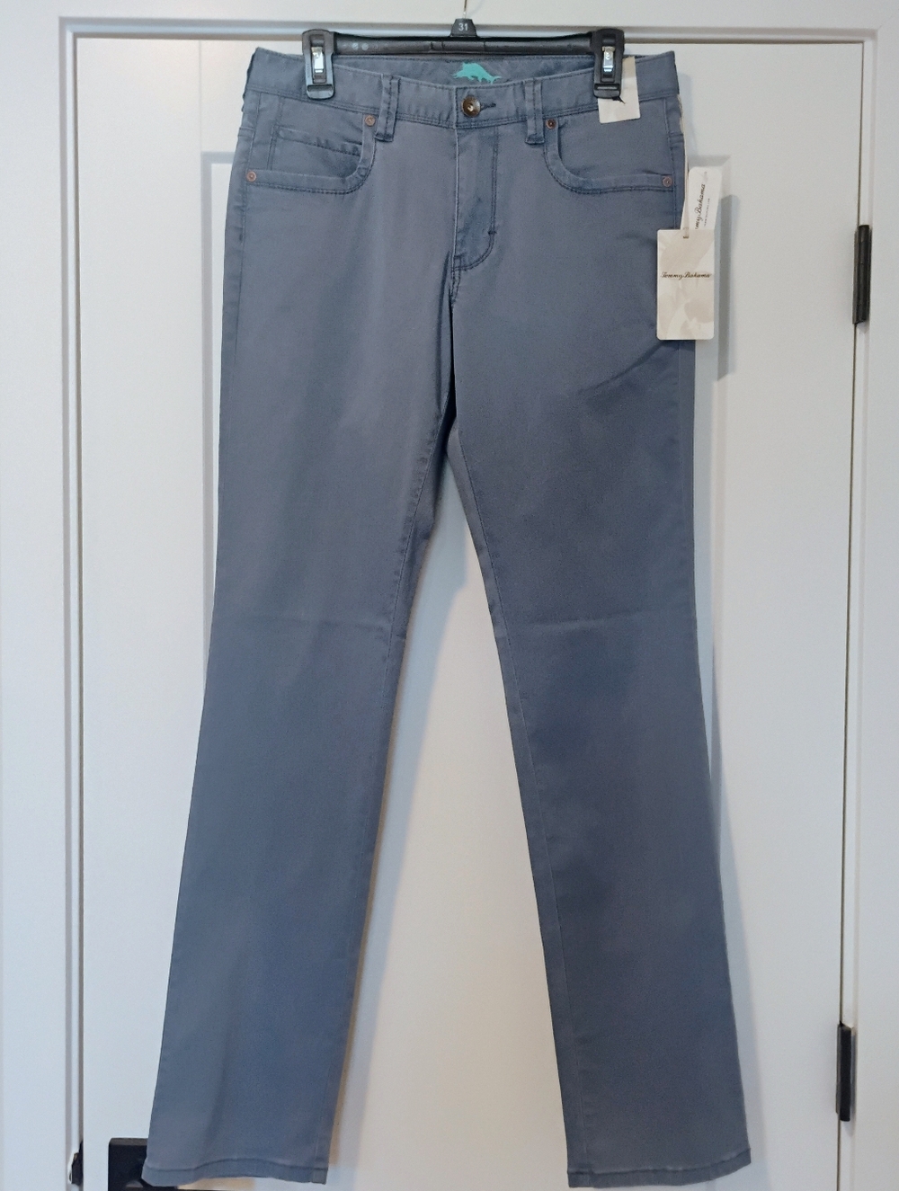NWT 30x34 Tommy Bahama Boracay Khaki Chino Stretch Pants 5 Pocket Blue NEW